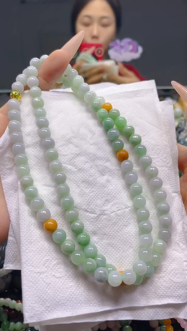 颈饰未镶嵌翡翠7MM