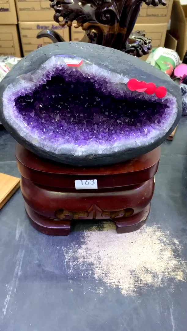 【闪购商品】水晶摆件未镶嵌天然紫水晶摆件163