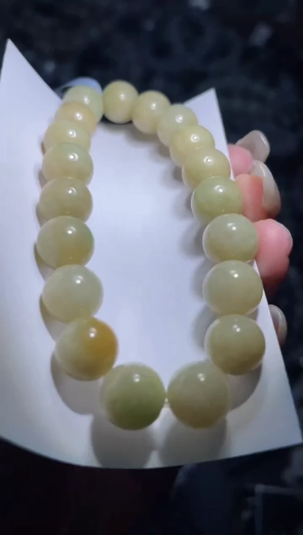 【闪购商品】定制翡翠未镶嵌天然缅甸A货翡翠手串51