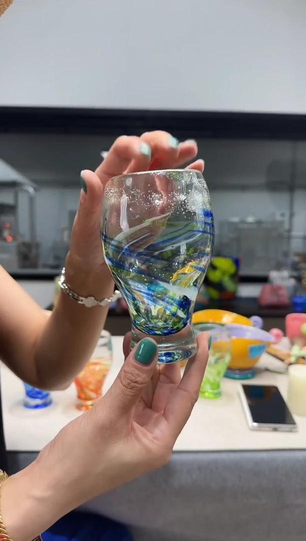 山随色G慕忆家手作琉璃高口