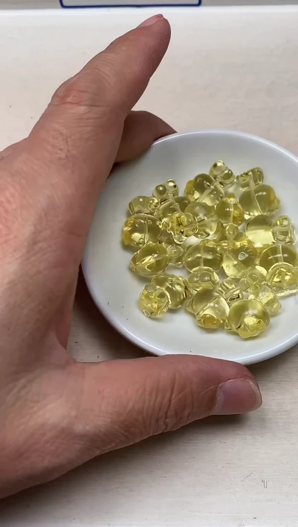 水晶珠宝半成品未镶嵌D942 黄水晶 KT猫 1个9.9元