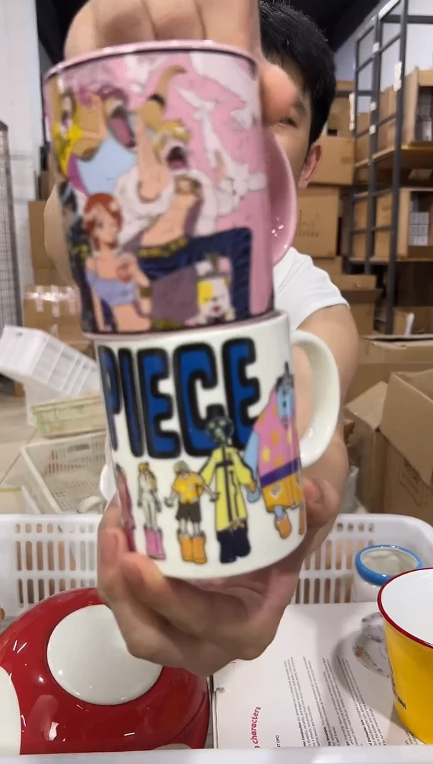 瓷片海贼王25周年对杯