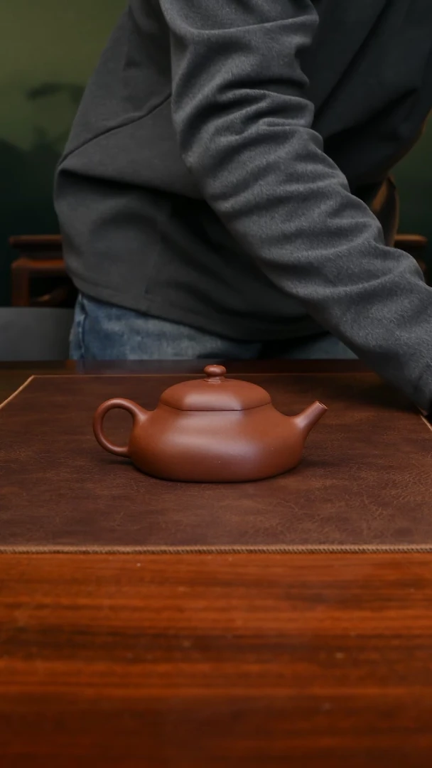 【闪购商品】紫砂茶壶六方静乐底槽青150cc