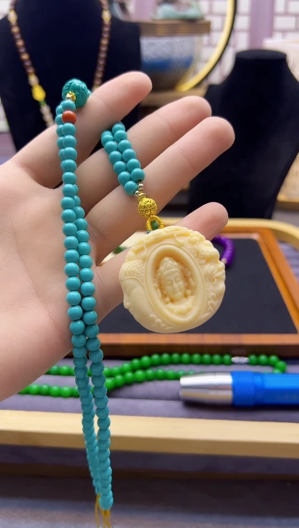 【闪购商品】玛瑙/玉髓颈饰14K金镶嵌X166