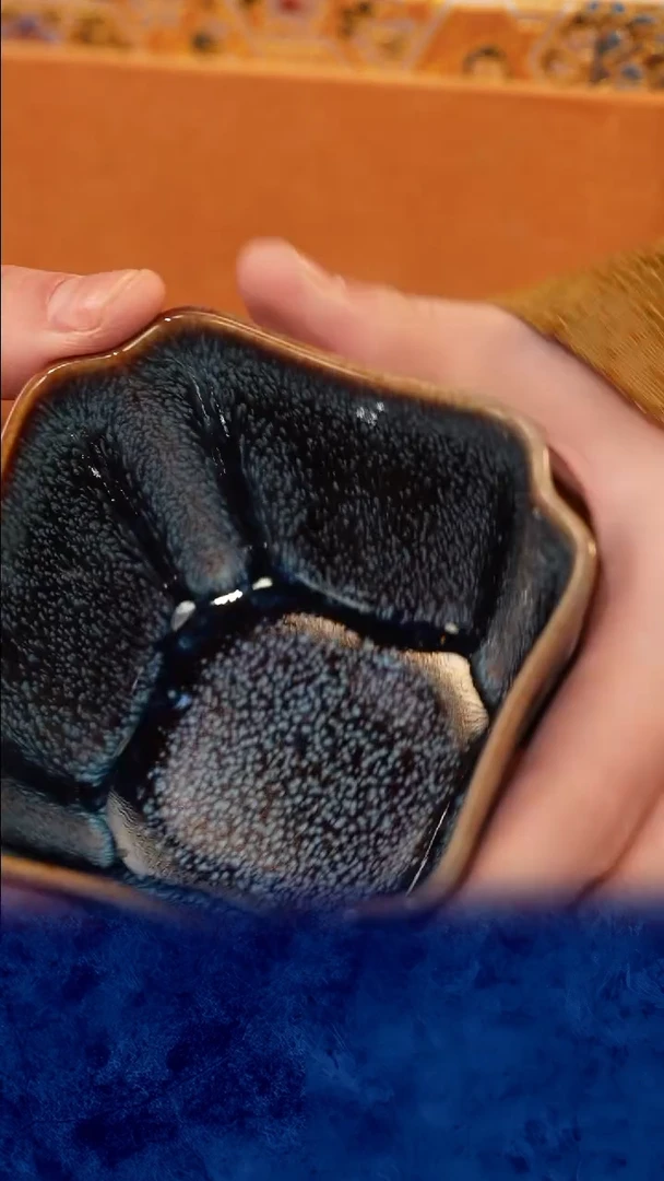 紫砂 宜兴紫砂 盏杯 四方抽角