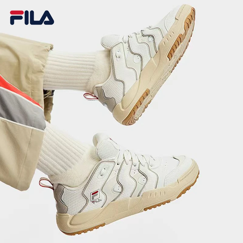 Fila/斐乐【破界者】冬季男女复古休闲轻便通勤板鞋F12W542201F+RH