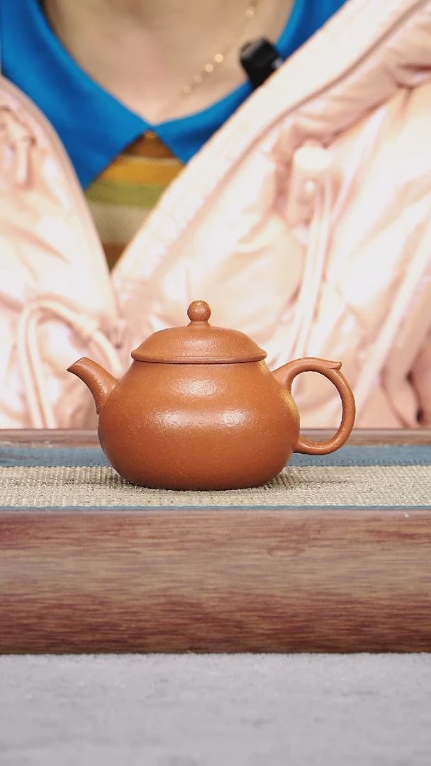 【闪购商品】紫砂茶壶红降坡 君德