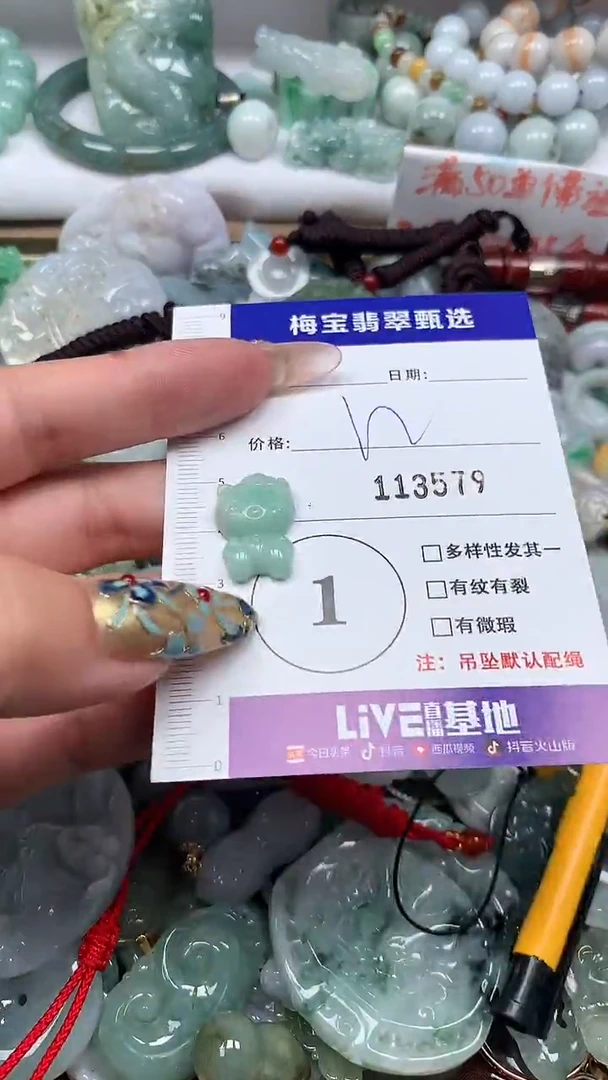 颈饰未镶嵌翡翠113579