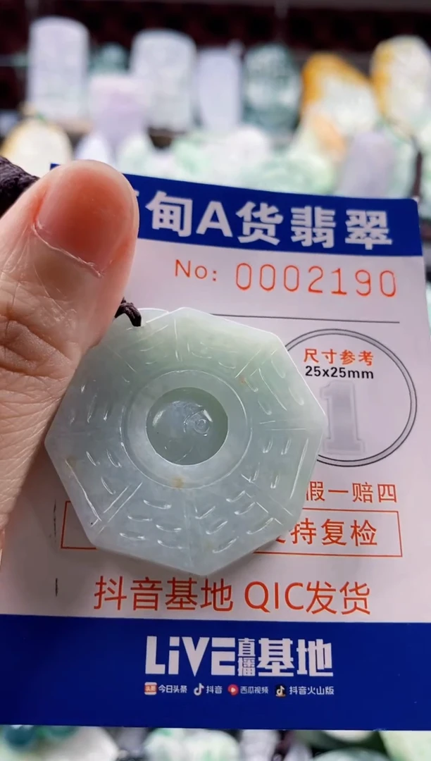 翡翠未镶嵌吊坠(不含链)1