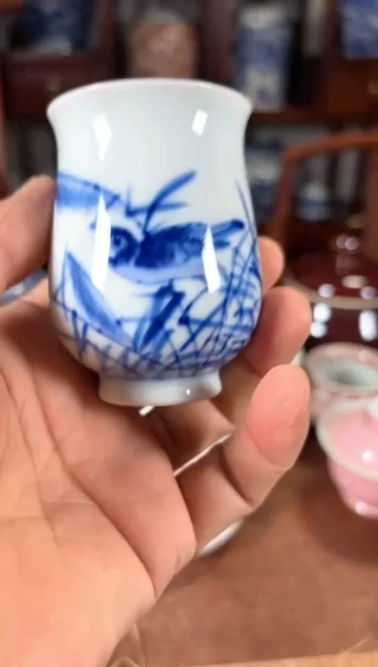 杯五彩瓷器杯子瓷器杯子