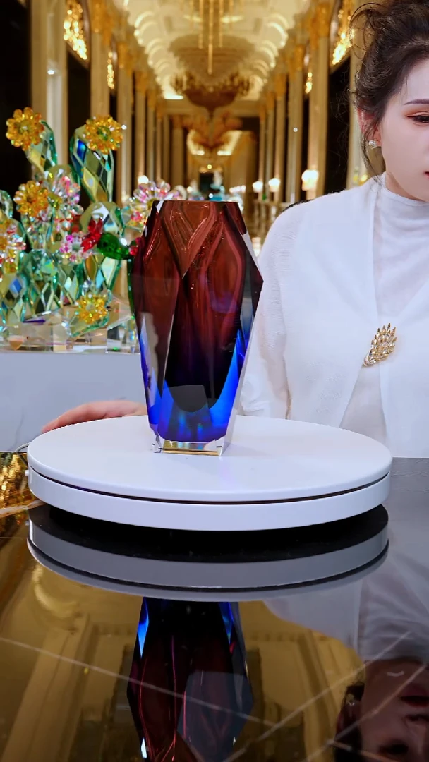 摆件YB1010116金马琉璃花器