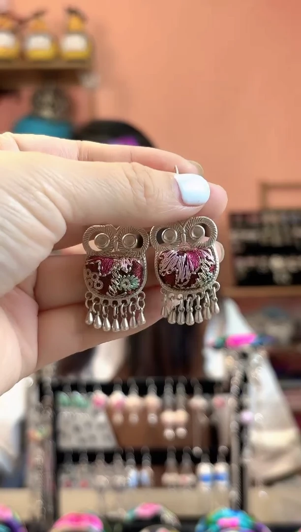 织绣艺枝独绣老绣饰品216