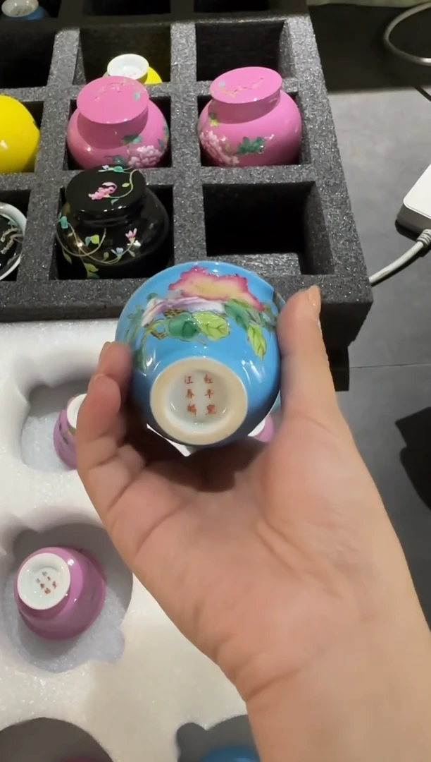 瓷片景德镇瓷器茶器茶杯