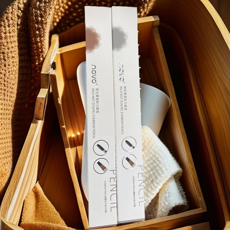 M440 NOVO野生眉雾砍刀双头眉笔（一02#灰棕色一03#自然棕）