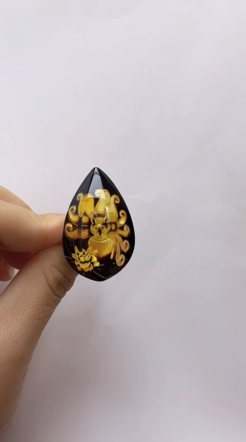 【闪购商品】琥珀裸石银S925镶嵌琥珀戒指