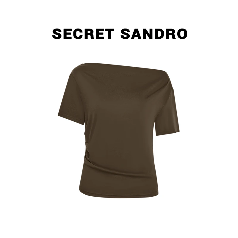 【斜肩T】Secret Sandro粉丝专享】体恤 T55293028N