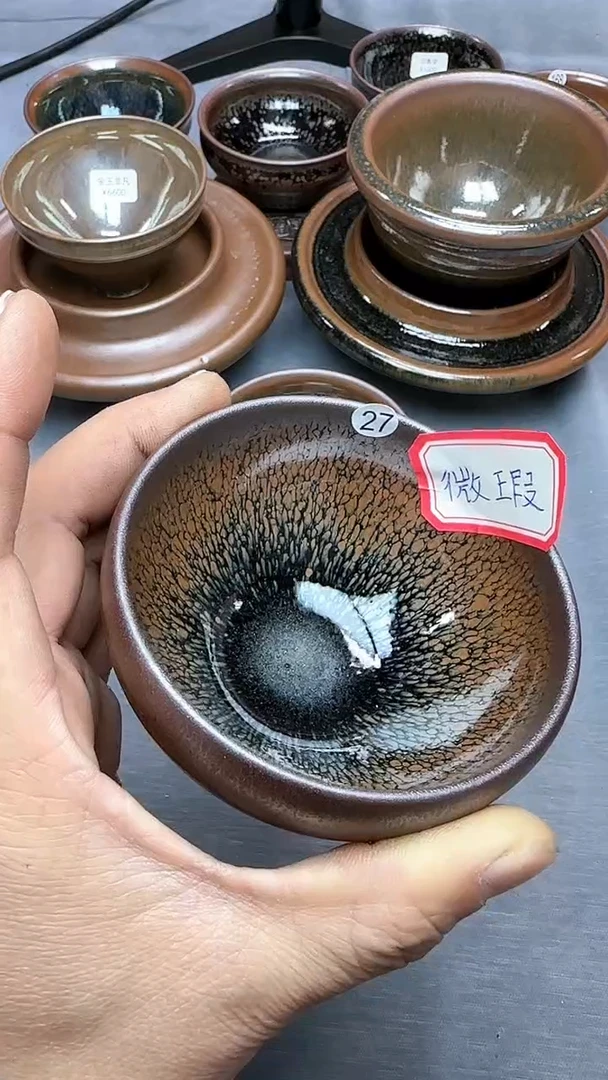 【闪购商品】茶盏印春堂柴烧建盏