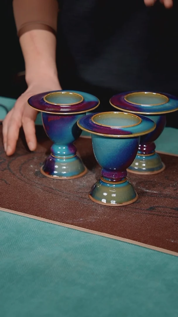 【闪购商品】68-5高足行炉（窑变随机简包）