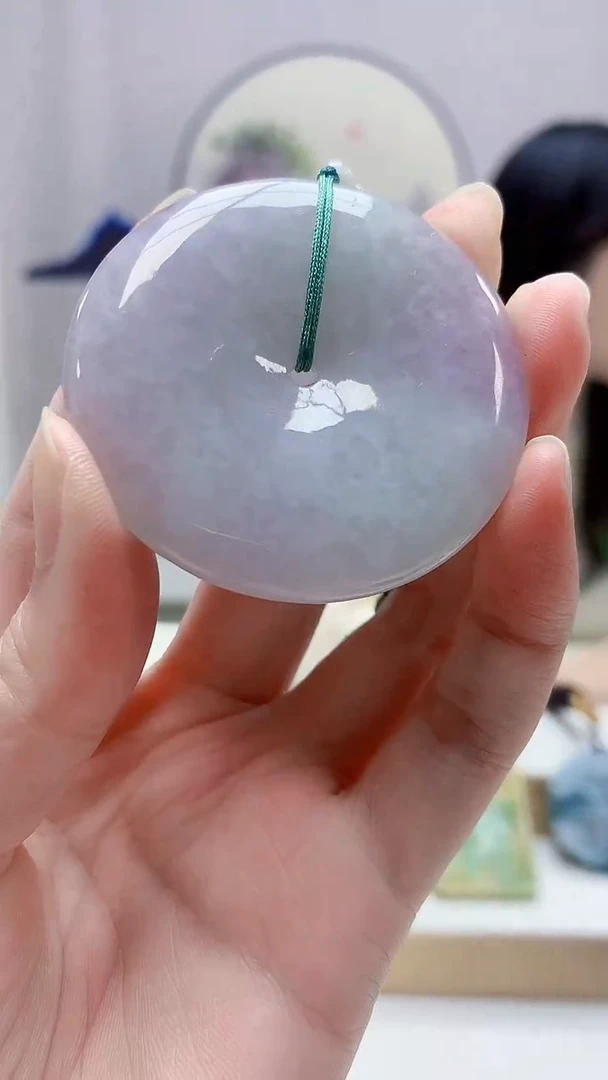 未镶嵌定制翡翠4852zm-毛货挂件扣子85