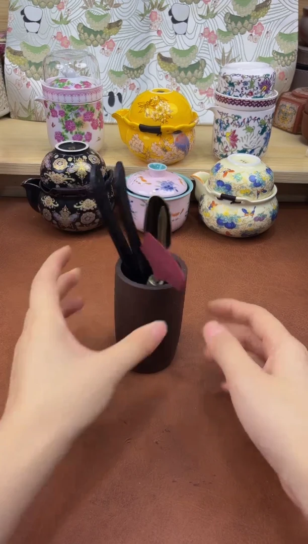 陶陶瓷茶具摆件旅行套组