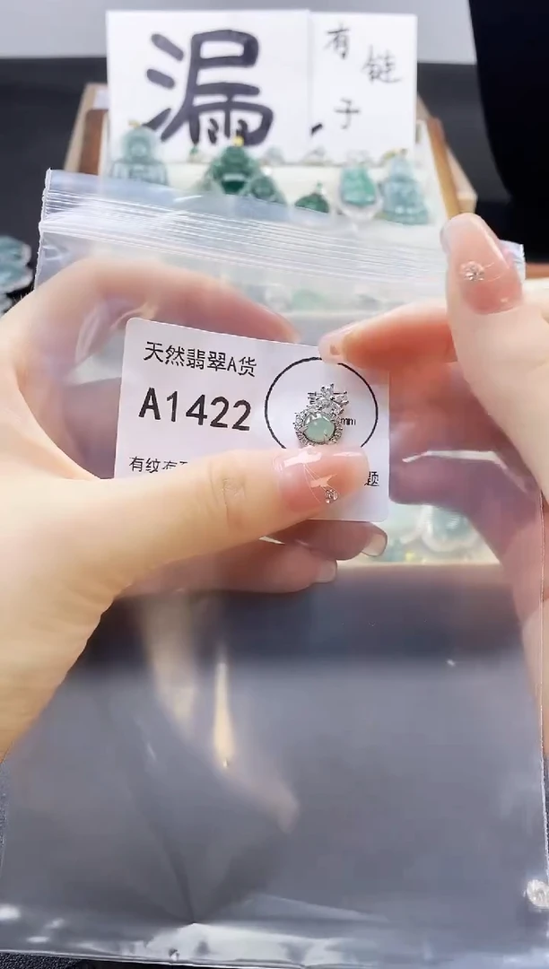翡翠未镶嵌吊坠(赠链)天然翡翠A货