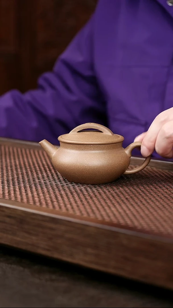 茶壶紫砂芝麻绿瓦罐