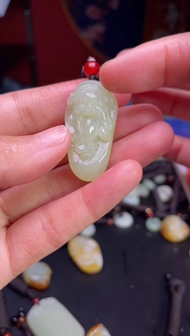 颈饰未镶嵌和田玉123