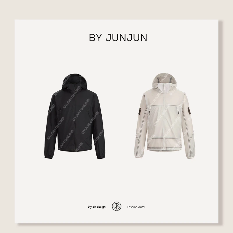 ByJunjun【鸟替】日本东丽面料压胶防晒外套可收纳轻薄上衣