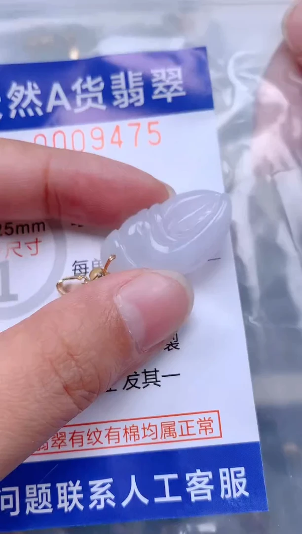 翡翠未镶嵌吊坠(不含链)1