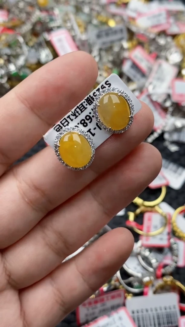 【闪购商品】翡翠戒指银S925镶嵌11111-5