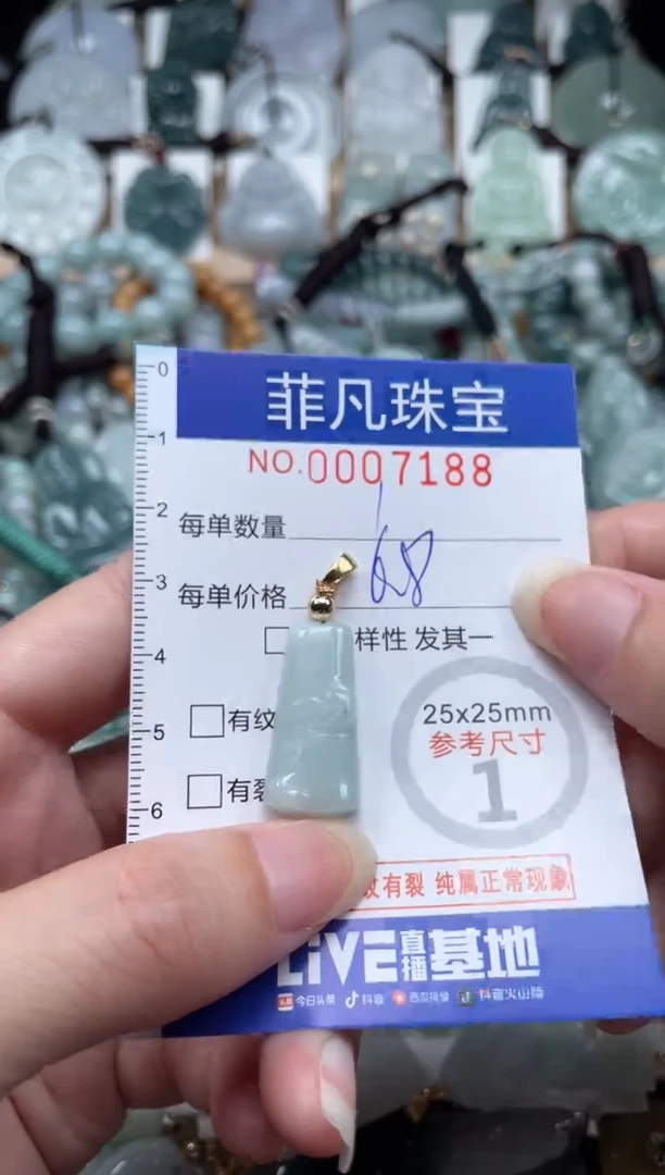 翡翠未镶嵌颈饰00..7188