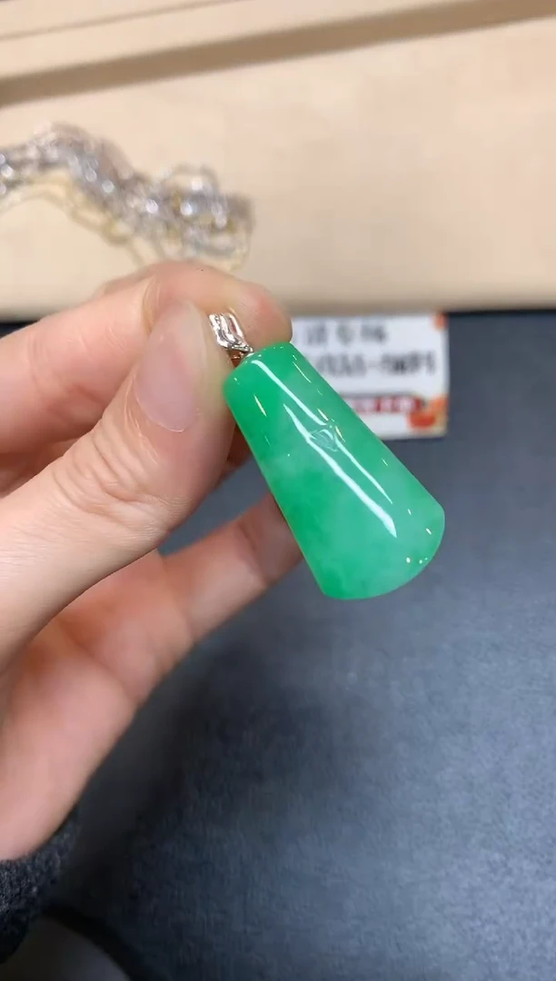 【闪购商品】翡翠颈饰18K金镶嵌【无鉴赏期