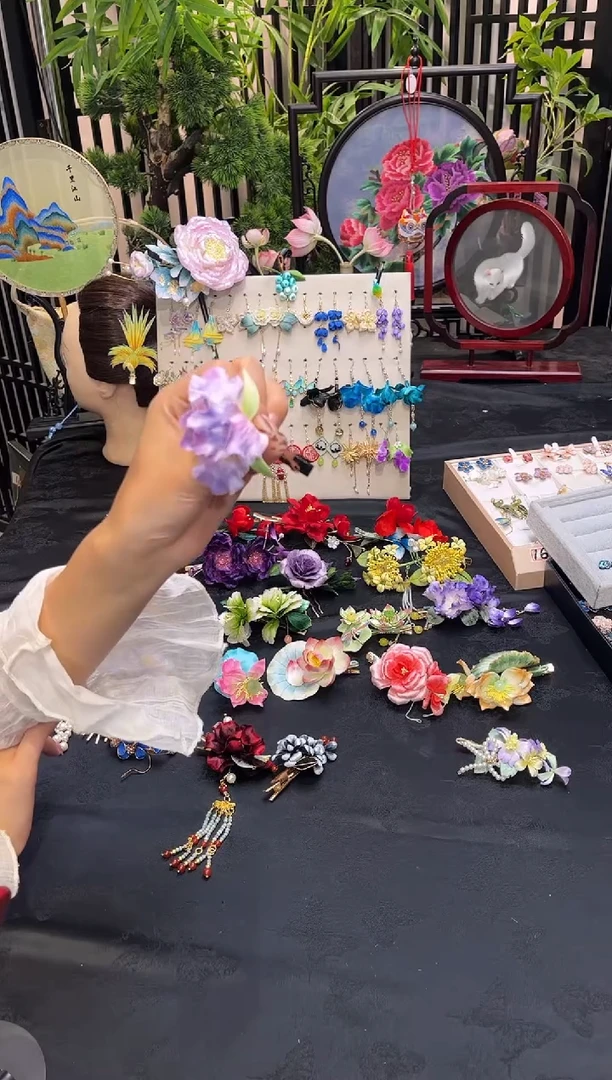 织绣愿*非遗苏绣手工饰品