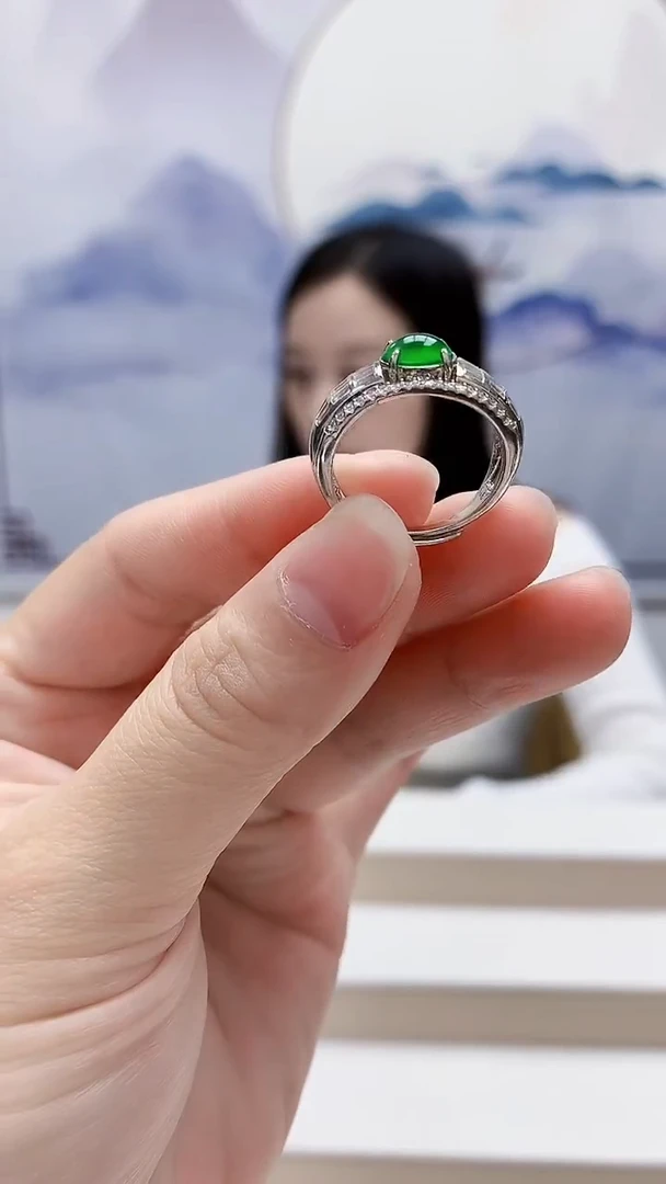 颈饰未镶嵌翡翠4852lr-jj挂件4