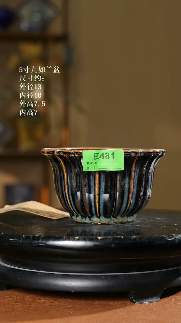5寸九如兰盆 481