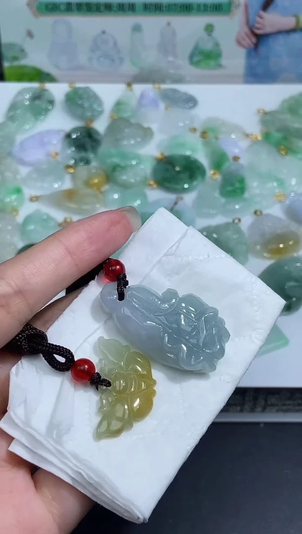颈饰未镶嵌翡翠天然翡翠A货268