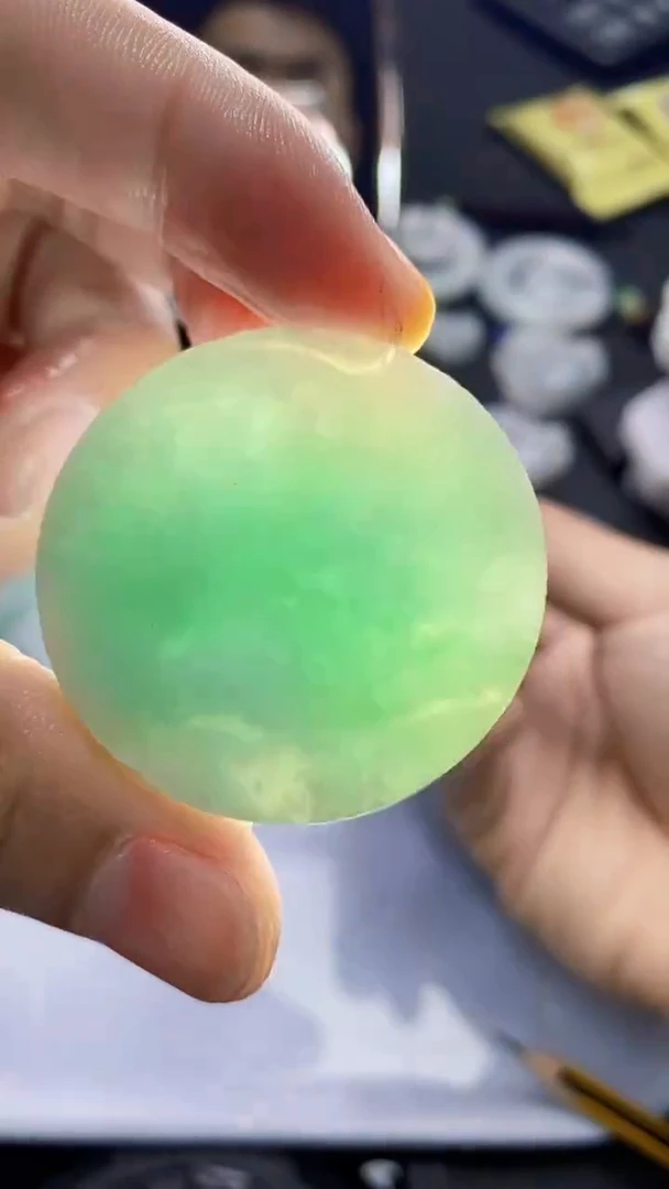 裸石翡翠天然缅甸A货【海】018