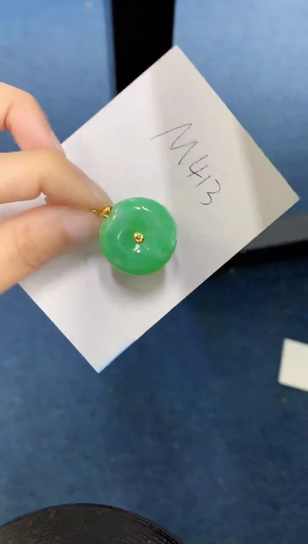 【闪购商品】翡翠颈饰18K金镶嵌000000000