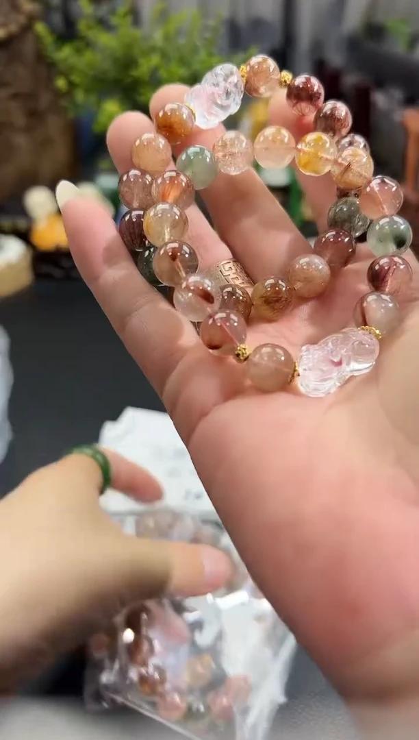 水晶手链未镶嵌 B6258 多样性发其一