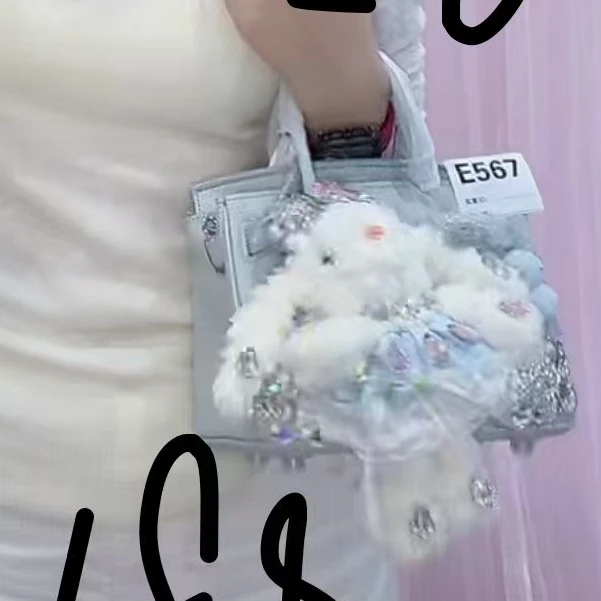 格格家新款定制女包20兔子铂60552