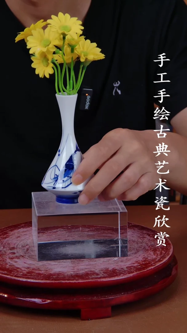 摆件景德镇手工手绘陶瓷摆件7