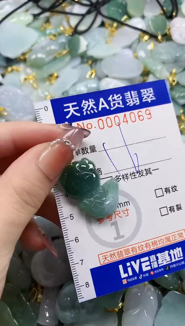 颈饰未镶嵌翡翠天然A货翡翠