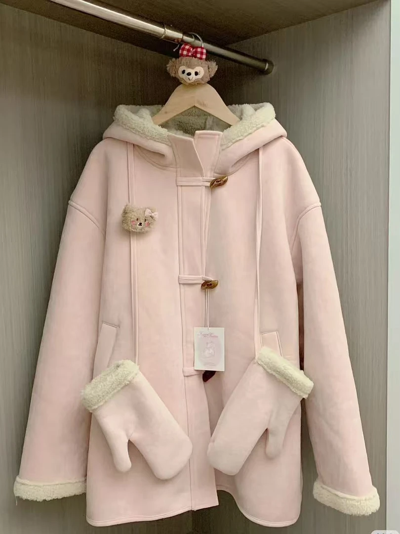 500-990秋冬季修身加厚棉服法式收腰气质保暖中长外套拼接外套