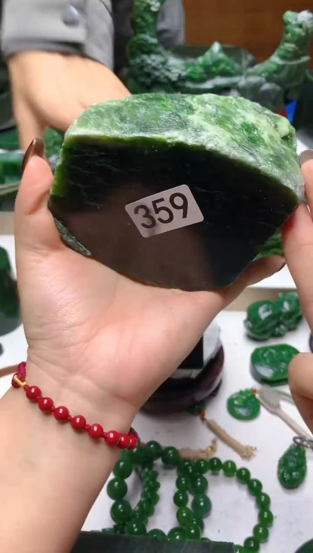 未镶嵌和田玉珠宝半成品1