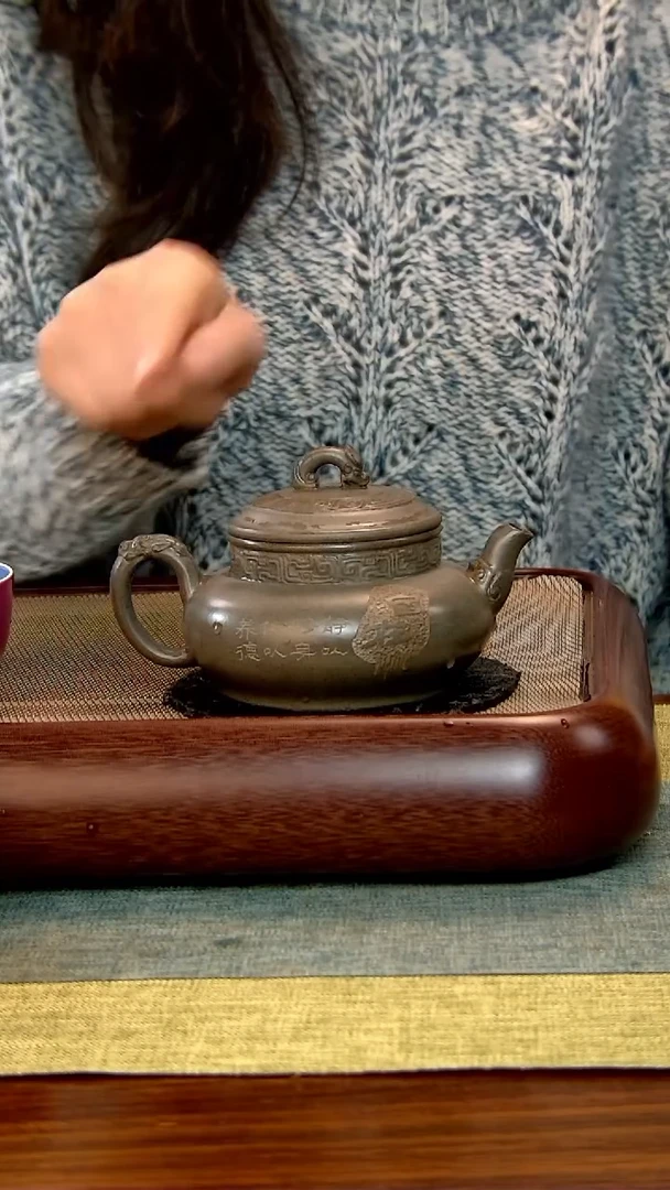 【闪购商品】紫砂茶壶22徐记福康 百年紫砂