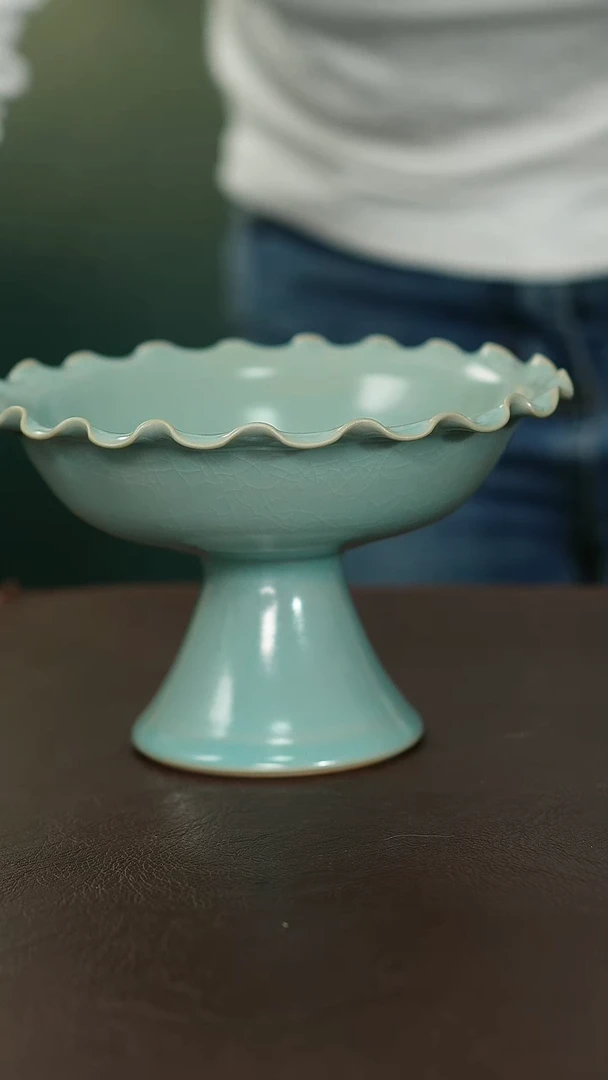 摆件原矿汝宋汝瓷1660