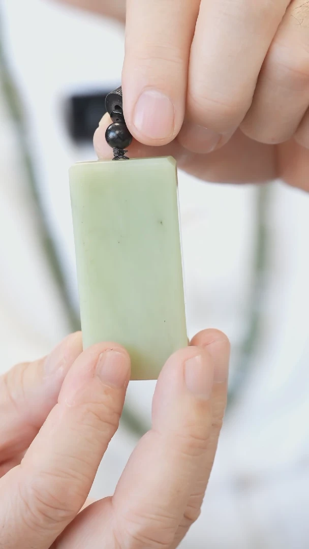 【闪购商品】和田玉吊坠未镶嵌无事牌