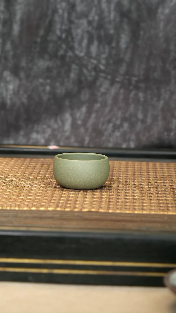 茶壶紫砂2《豆青杯》小口杯