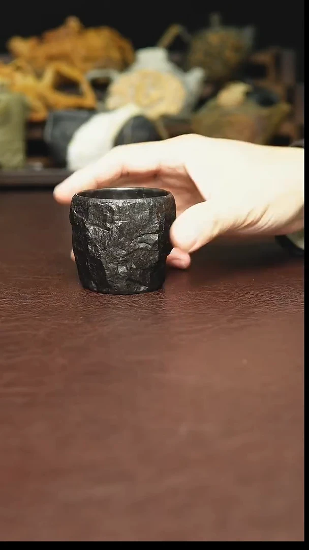 冰碛岩手凿主人杯