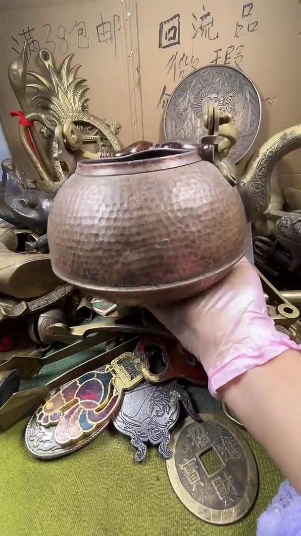 羊*生亿锦铜回流铜器摆件300